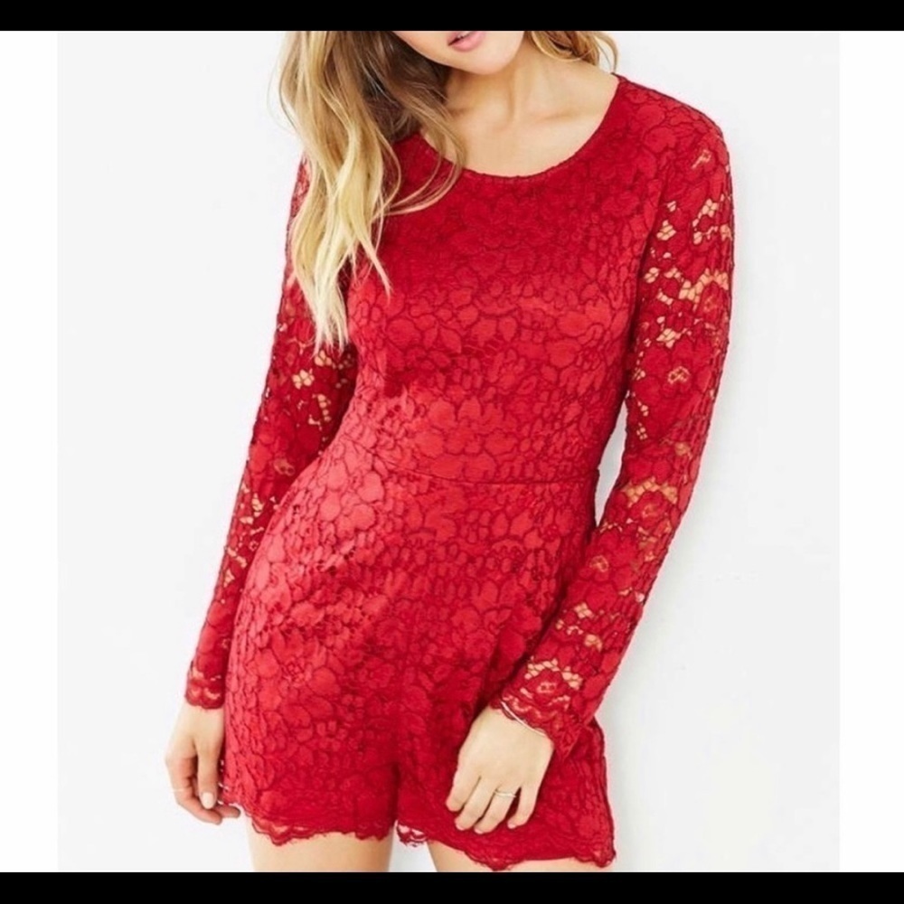 Kimchi blue lace romper